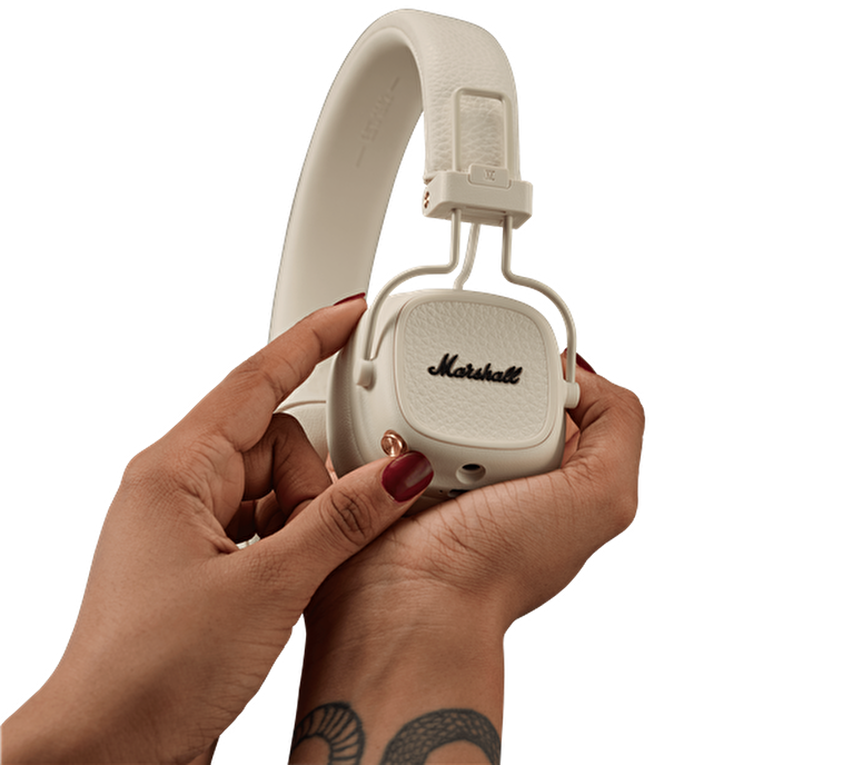 Marshall Major V Bluetooth Kulaküstü Kulaklık, Krem 7340055401111