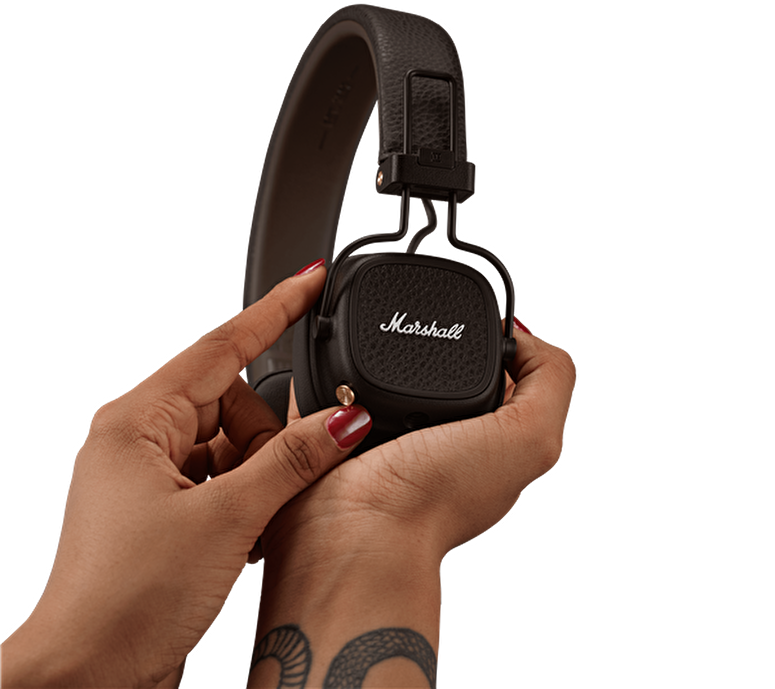 Marshall Major V Bluetooth Kulaküstü Kulaklık, Brown 7340055401128