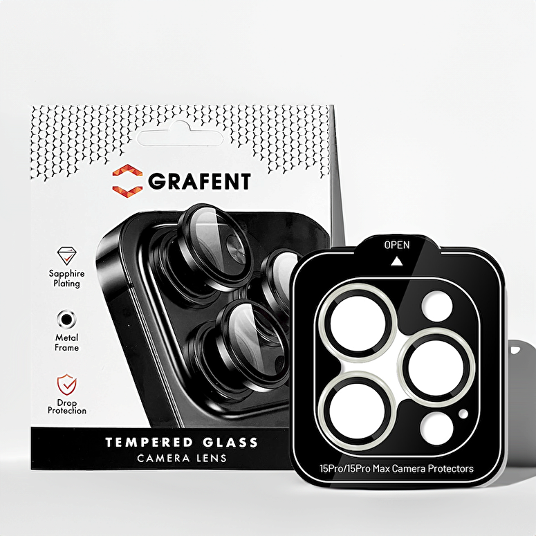 Grafent iPhone 15 Pro / Max Safir Lens - Natürel 7394090000069