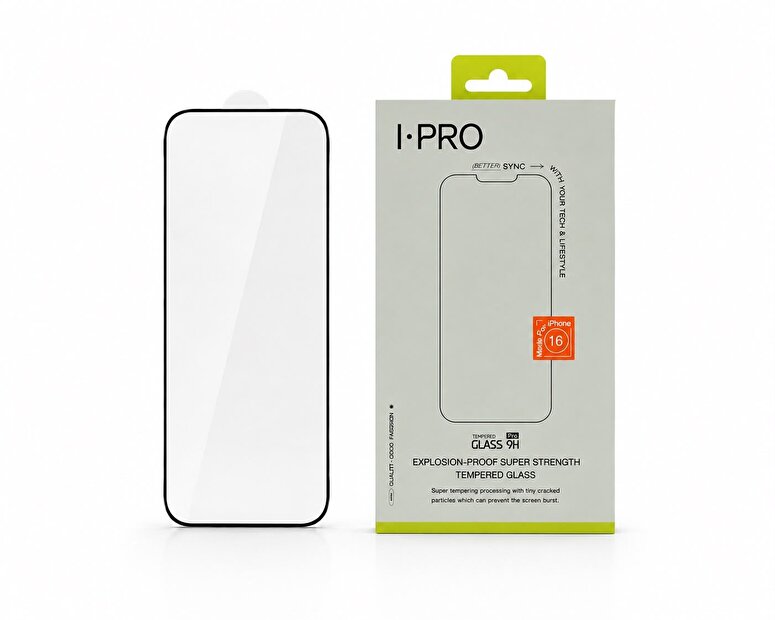 I·PRO iPhone 16 FullFit Temperli Cam Ekran Koruyucu 8682320020283