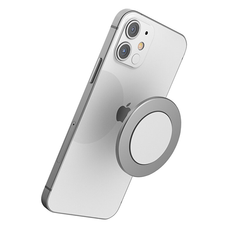 Buff Magsafe Wall Holder Telefon Tutucu - Gümüş 8683548211675