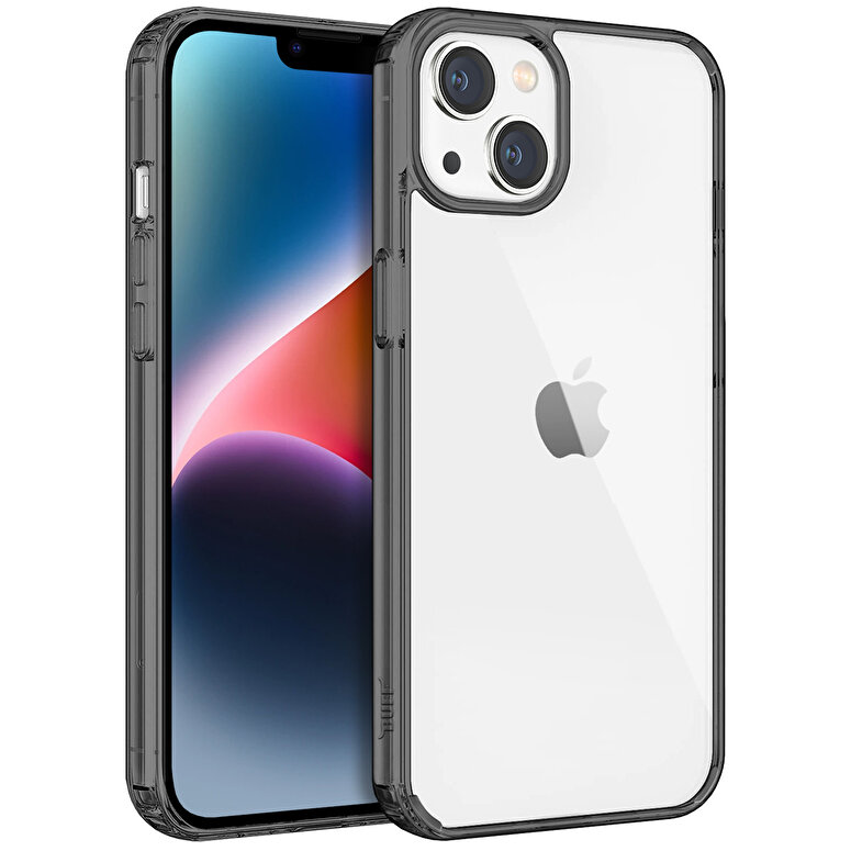 Buff iPhone 14 Air Hybrid Kılıf - Siyah 8683548211866