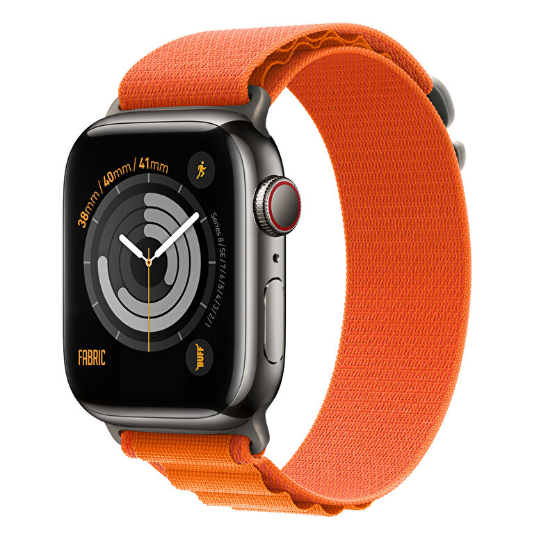 Buff Apple Watch Fabric Band 38/40/41mm-Turuncu 8683548213655