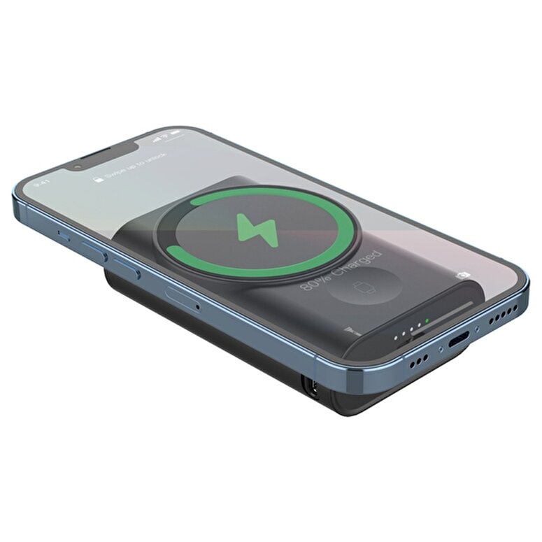 Buff 3 in 1 MagSafe Powerbank 5200mAh - Siyah 8683548213679