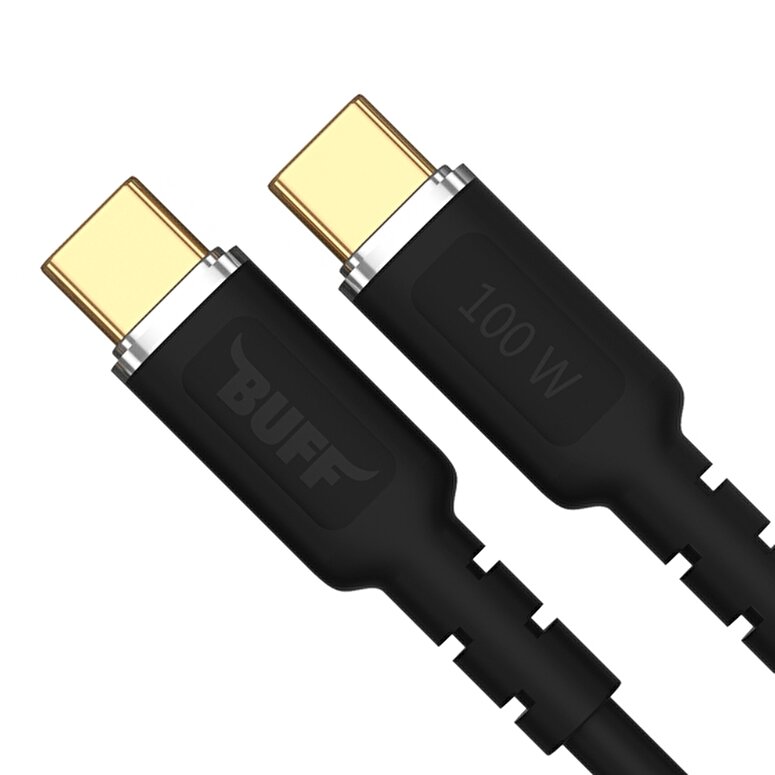 Buff 100W Type-C TO Type-C 5.0A 1.2M Data Kablosu 8683548214065