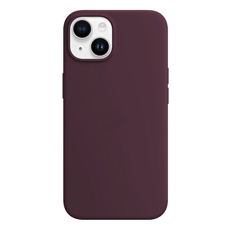 Buff iPhone 14 Rubber Fit Kılıf - Kırmızı 8683548214195