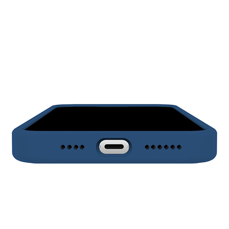 Buff iPhone 14 Rubber Fit Kılıf - Mavi 8683548214218