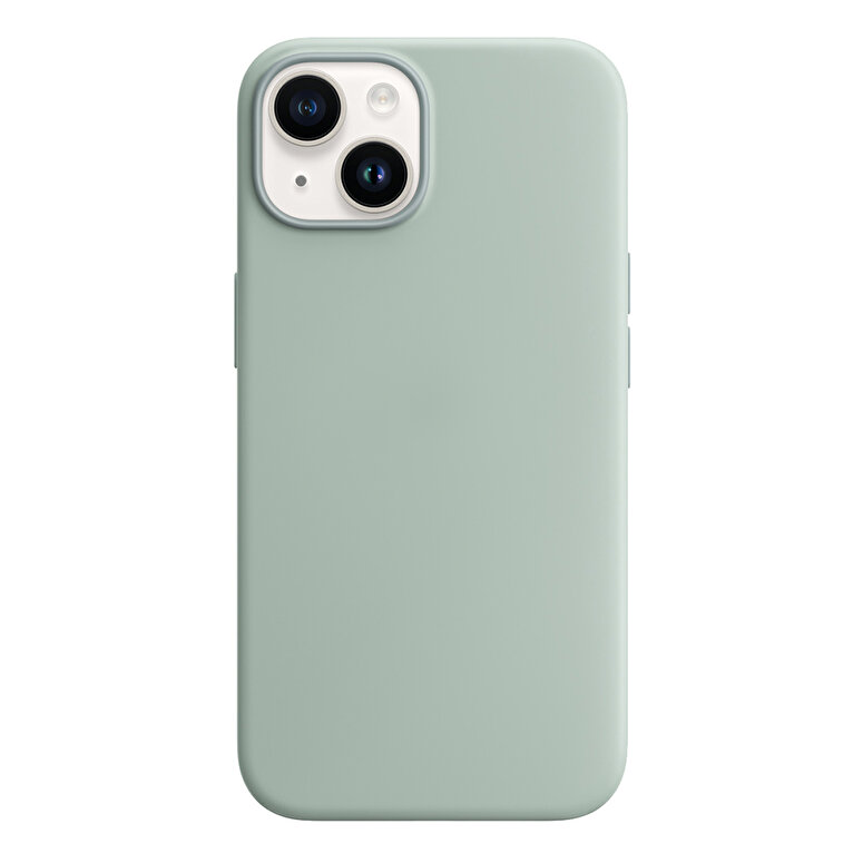 Buff iPhone 14 Rubber Fit Kılıf - Yeşil 8683548214225