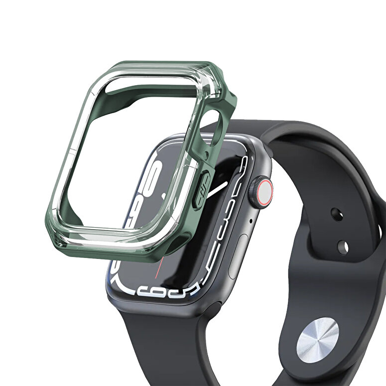 Buff Apple Watch Air Hybrid Kılıf 45mm - Yeşil 8683548214423