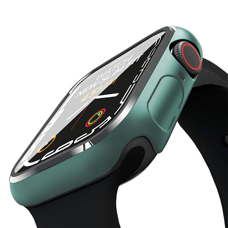 Buff Apple Watch Slim Fit 45mm Kılıf - Yeşil 8683548214485