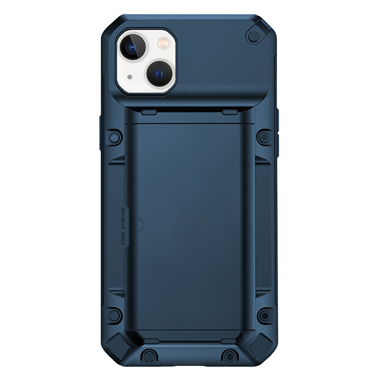 Buff iPhone 14 Slide Armor Kılıf - Mavi 8683548214676