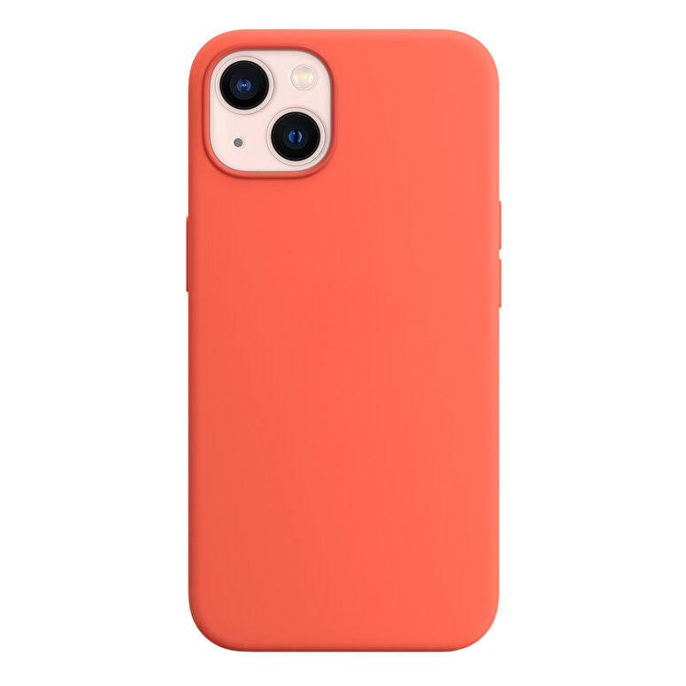 Buff iPhone 14 Rubber Fit Kılıf - Nectarine 8683548216137