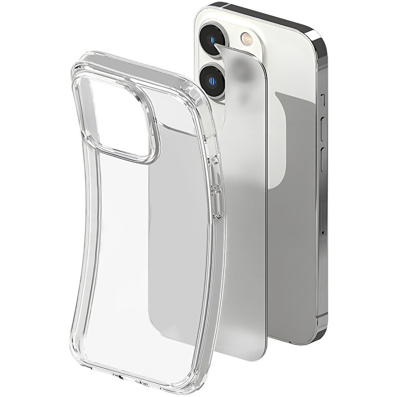 Buff iPhone 15 Pro Air Hybrid Kılıf Crystal Clear 8683548217035