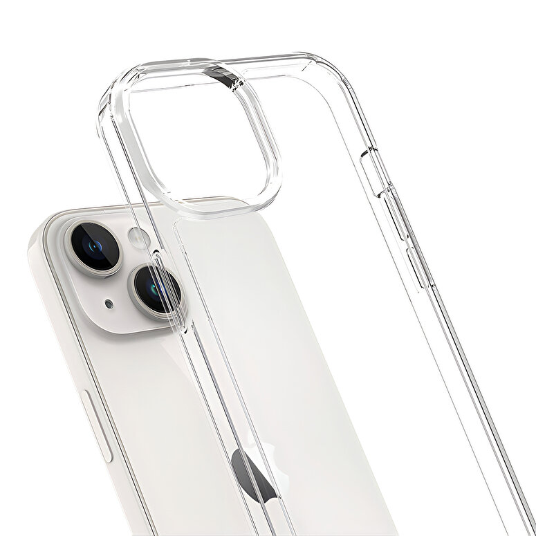 Buff iPhone 15 Air Hybrid Kılıf Crystal Clear 8683548217073