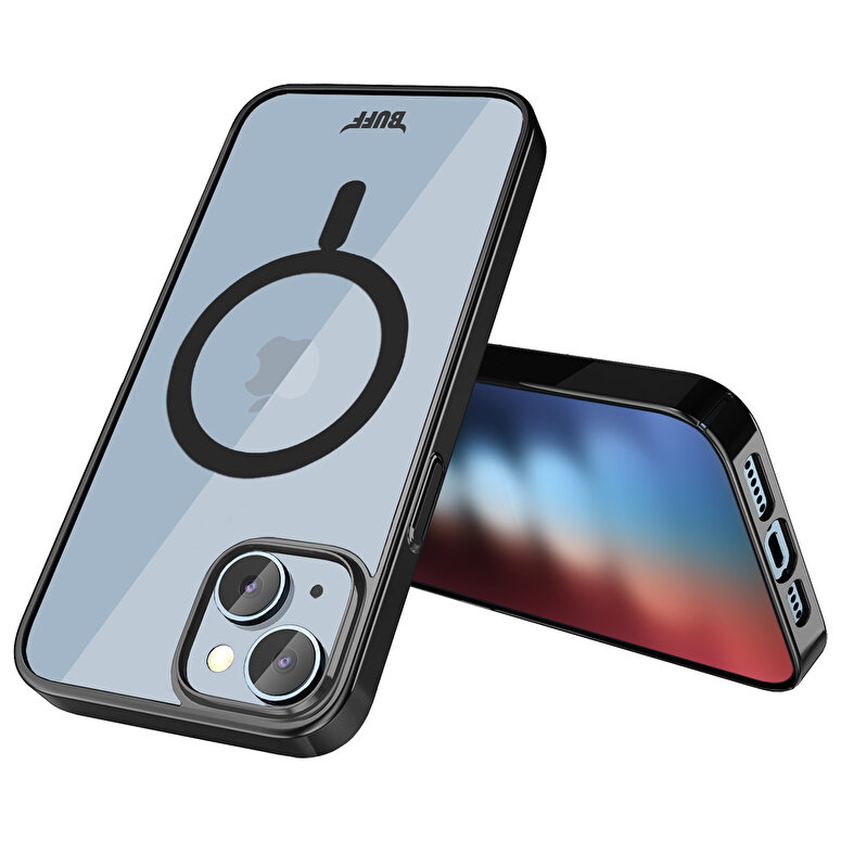 Buff iPhone 15 MagSafe Slim Fit Kılıf Black 8683548218063
