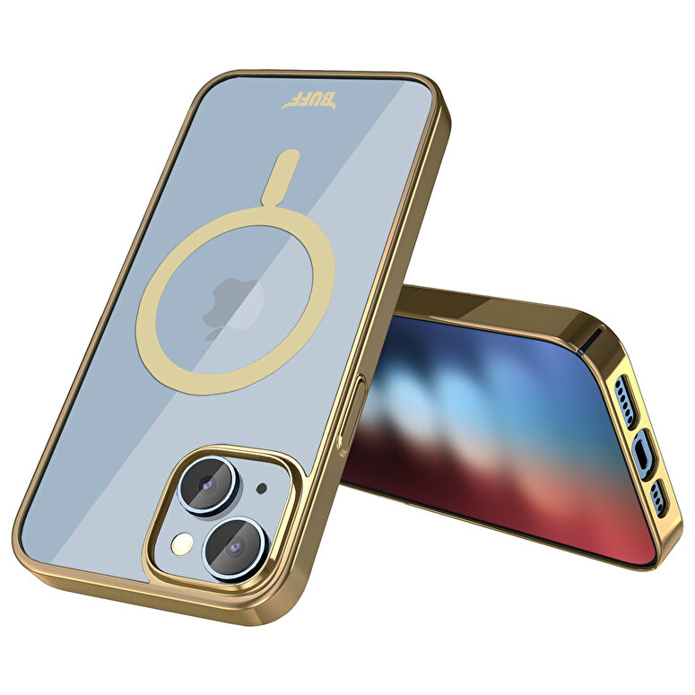Buff iPhone 15 MagSafe Slim Fit Kılıf Gold 8683548218070