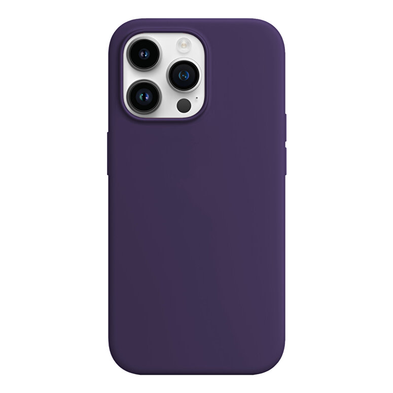 Buff iPhone 15 Pro Rubber Fit Kılıf Purple 8683548218575