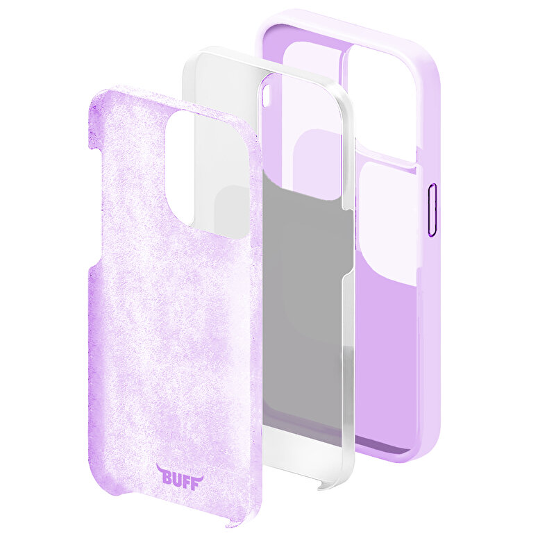 Buff iPhone 15 Pro Rubber Fit Kılıf Lily 8683548218582