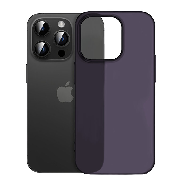 Buff iPhone 15 Pro Slimfy Kılıf Purple 8683548219039
