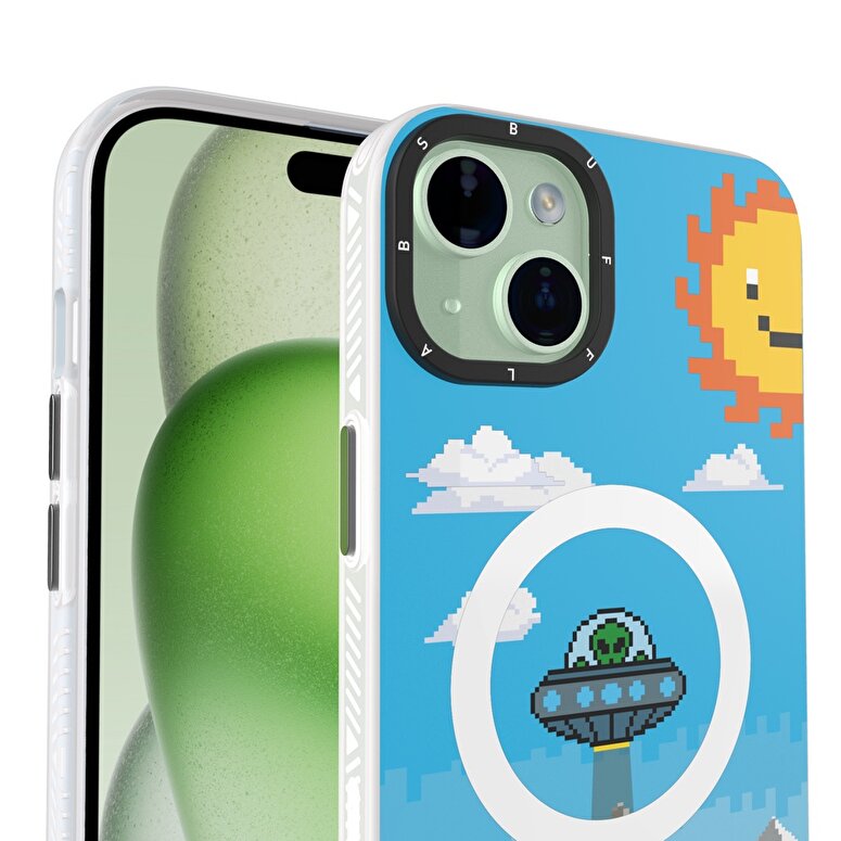 Buff iPhone 15 Plus MagKit Kılıf UFO 8684387700221