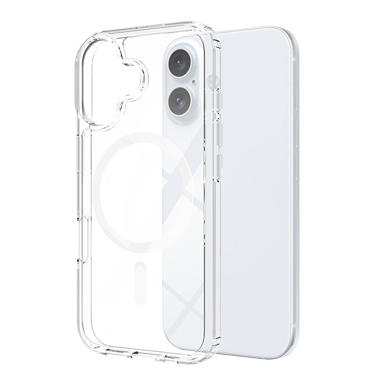 Buff iPhone 16 Magsafe Air Hybrid Şeffaf Kılıf 8684387701686