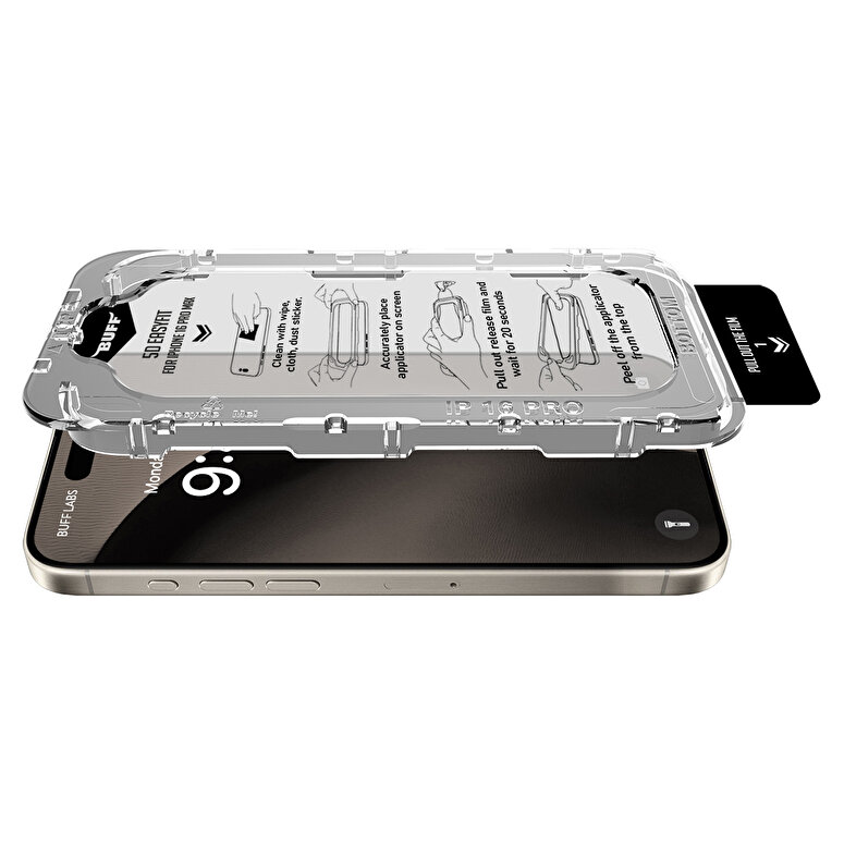 Buff iPhone 16 Pro Max Glass EasyFit Ekran Koruyucu 8684387701839
