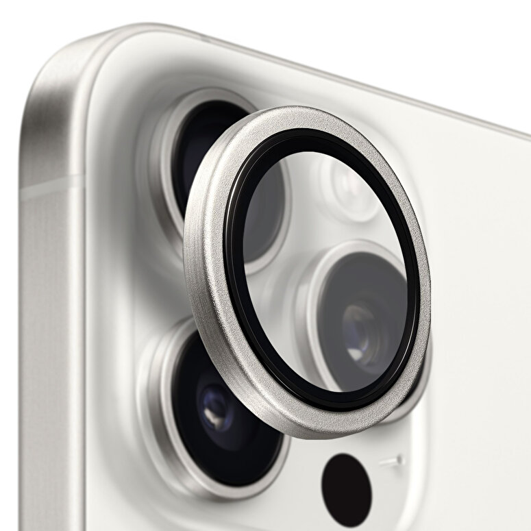 Buff iPhone 16 Pro/Max Titanyum Lens Silver 8684387701921