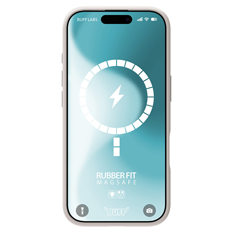 Buff iPhone 16 Magsafe Rubber Fit  Kılıf-Taş 8684387702478