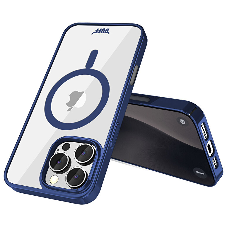 Buff iPhone 16 Pro Max Magsafe Slim Kılıf Mavi 8684387702560