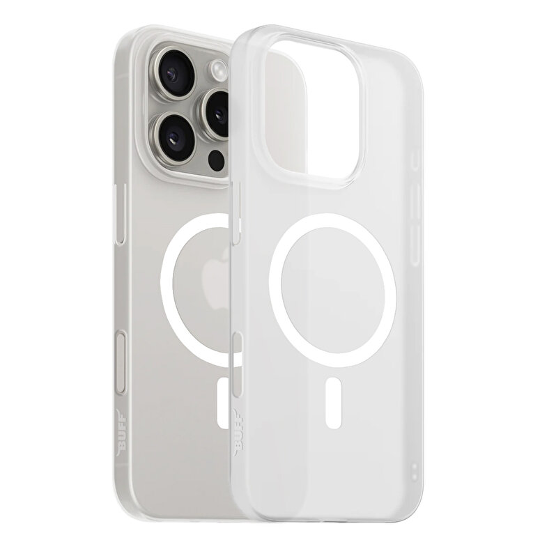 Buff iPhone 16 Pro Magsafe Slimfy Kılıf Beyaz 8684387702737