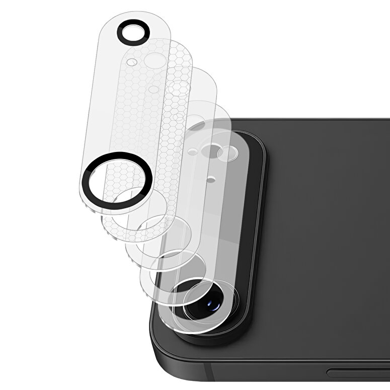 Buff iPhone 17 Air Şeffaf Kamera Lens Koruyucu 8684387704731