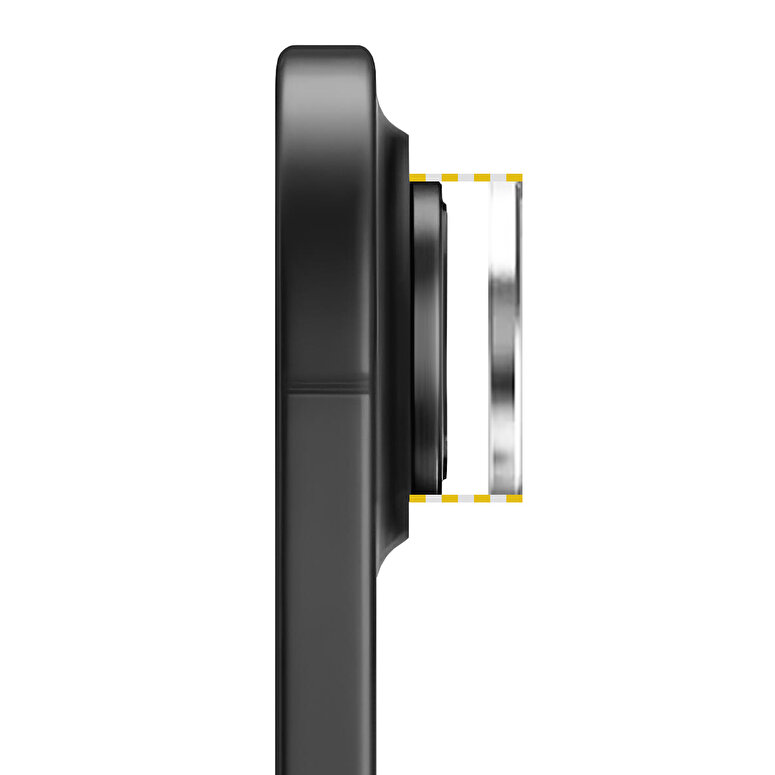 Buff iPhone 17 Air Şeffaf Kamera Lens Koruyucu 8684387704731