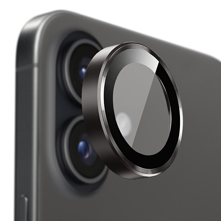 Buff iPhone 17 Metal Kamera Lens Koruyucu Black 8684387704762