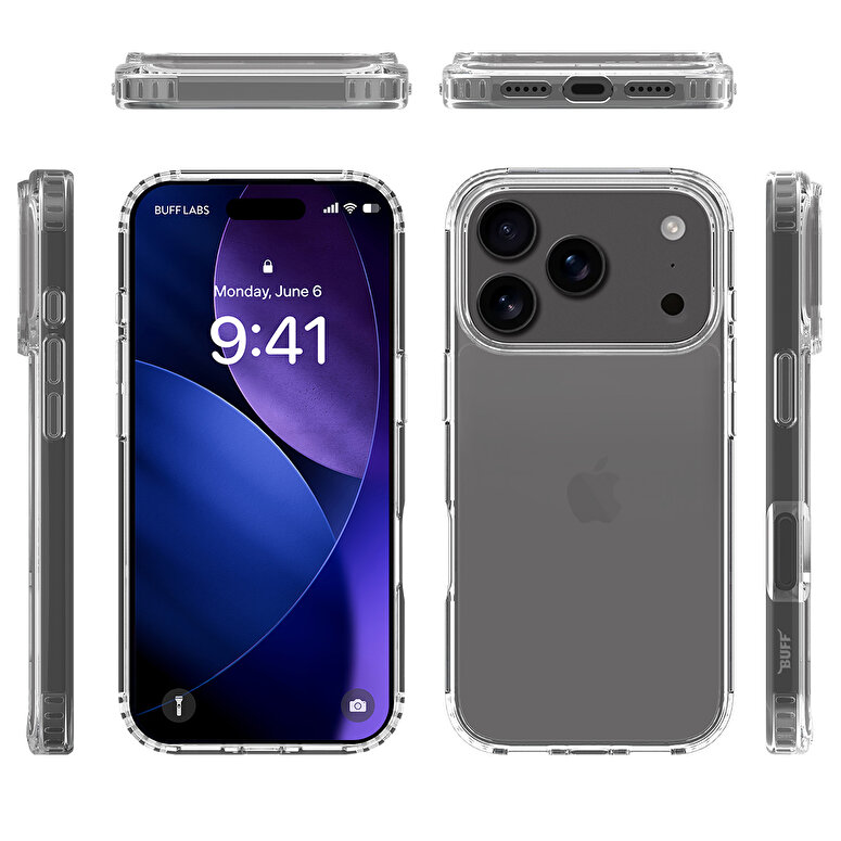 Buff iPhone 17 Pro Şeffaf Kılıf - Air Hybrid Seris 8684387704984
