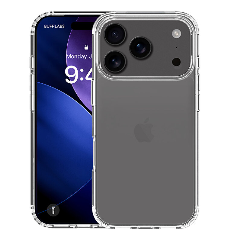 Buff iPhone 17 Pro Şeffaf Kılıf - Air Hybrid Seris 8684387704984