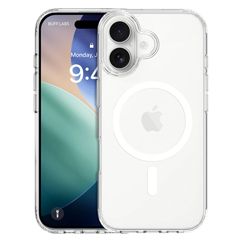 Buff iPhone 17 Şeffaf Kılıf - Magsafe Air Hybrid S 8684387705004