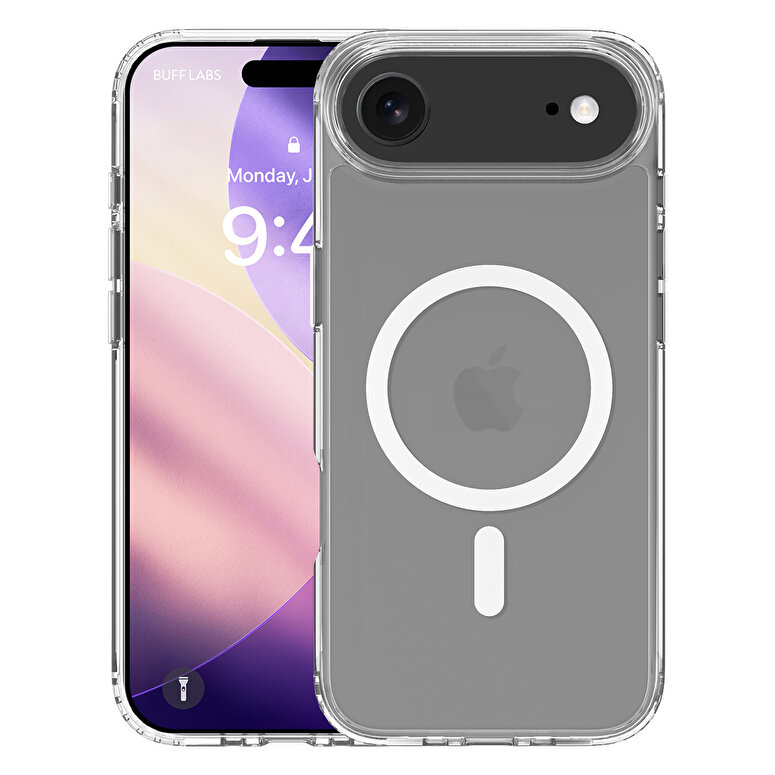 Buff iPhone 17 Air Şeffaf Kılıf - Magsafe Air Hybr 8684387705011