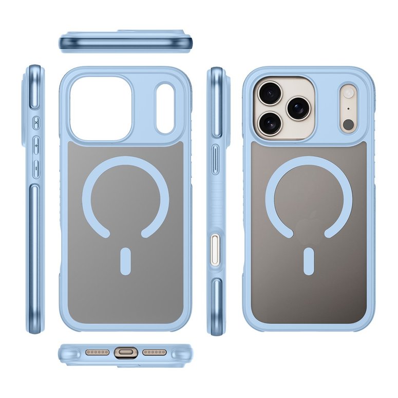 Buff iPhone 18 Pro / 17 Pro MagSafe Air Bumper Kılıf - Açık Mavi 8684387708494