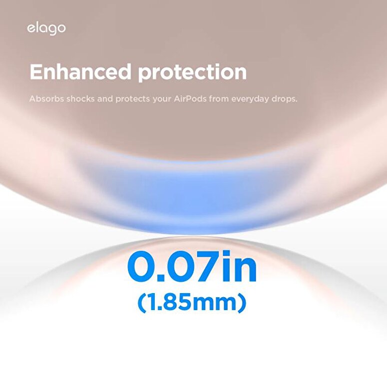 Elago Apple AirPods Pro 3 Silikon Hang Kılıf – Açık Mavi 8800254480953