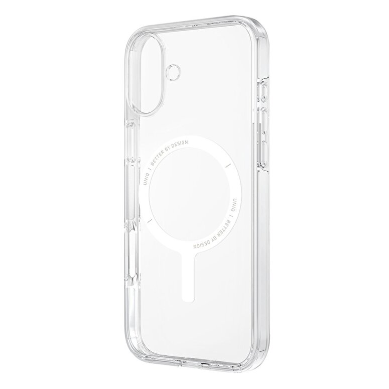 Uniq iPhone 16 Plus Clario Magsafe Kapak - Şeffaf 8886463689622