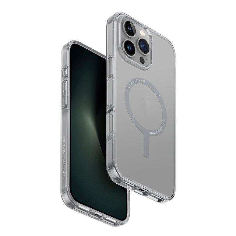 Uniq iPhone 16 Pro Clario Magsafe Kapak - Şeffaf 8886463689738