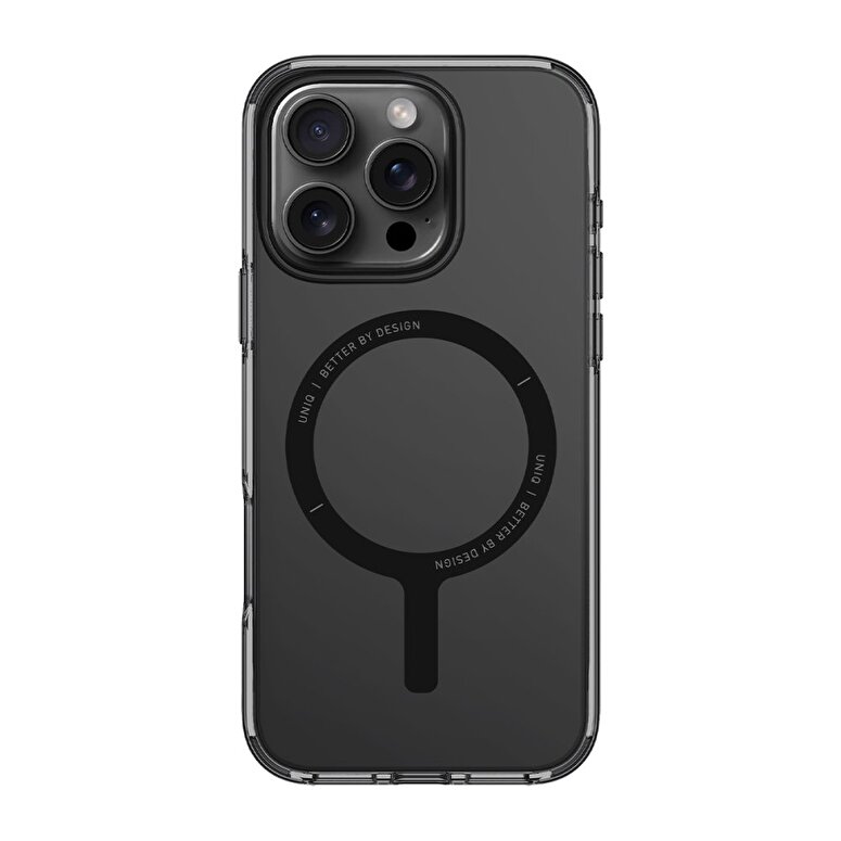 Uniq iPhone 16 Pro Max Clario Magsafe Kapak-Siyah 8886463689943