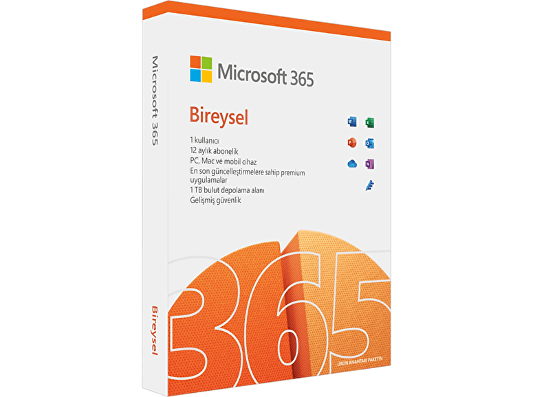 Office 365 Bireysel TR (12 Aylık Abonelik) - Yeni 889842863369