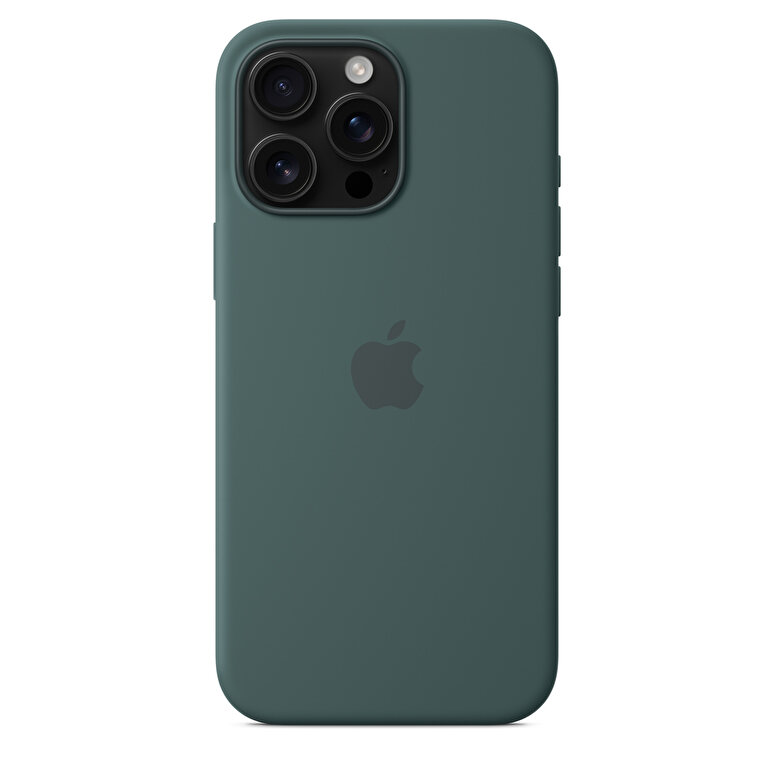 iPhone 16 Pro Max için MagSafe özellikli Silikon Kılıf - Göl Yeşili MA7V4ZM/A