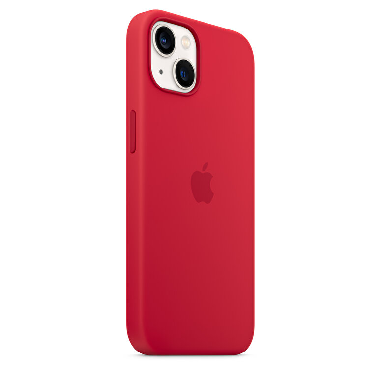 iPhone 13 için MagSafe özellikli Silikon Kılıf - (PRODUCT)RED MC4E4ZM/A