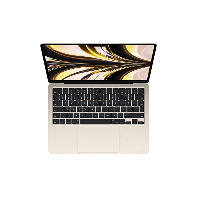 Apple MacBook Air 13' M2 Çip 8 Çekirdekli CPU 8 Çekirdekli GPU 16 GB Bellek 256GB SSD Yıldız Işığı  MC7W4TU/A