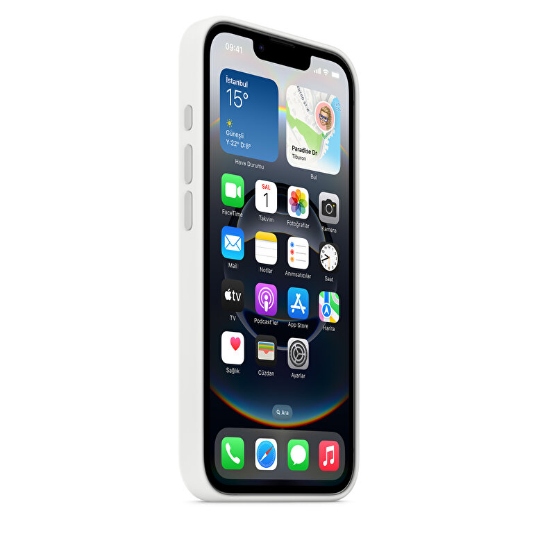 iPhone 16e için Silikon Kılıf – Beyaz MD3P4ZM/A