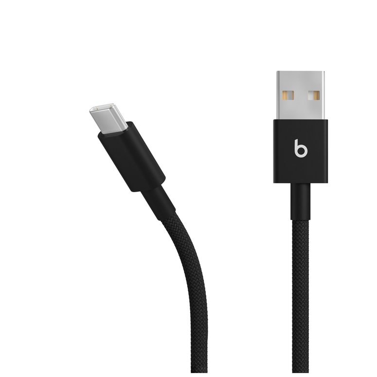 Beats USB-A’dan USB-C’ye Örgu¨lu¨ Kablo (1,5 m) – Jet Siyah MDGG4EE/A