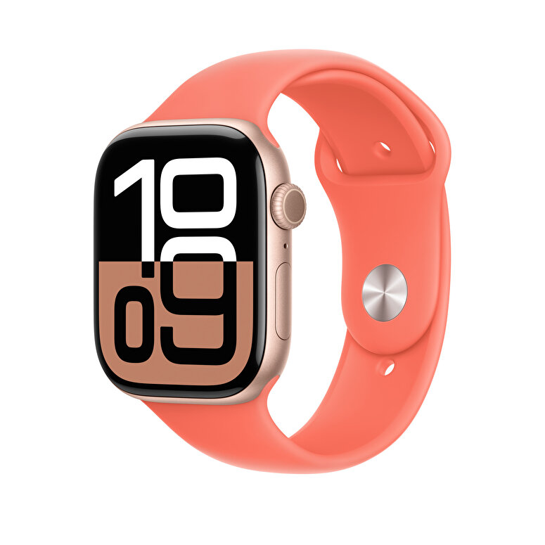 46 mm Koyu Turuncu Spor Kordon - M/L MDT64ZM/A