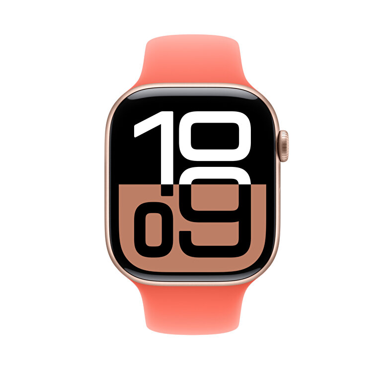 46 mm Koyu Turuncu Spor Kordon - M/L MDT64ZM/A